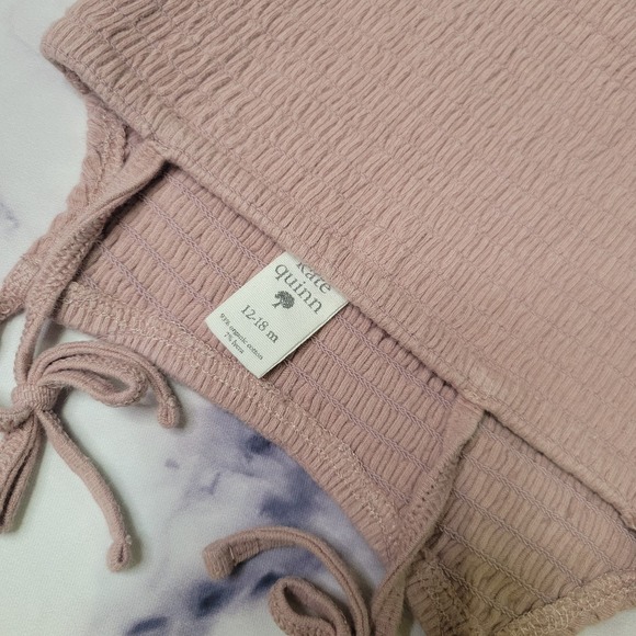 Kate Quinn Smocked Tie Ruched Bodysuit - Picture 3 of 3